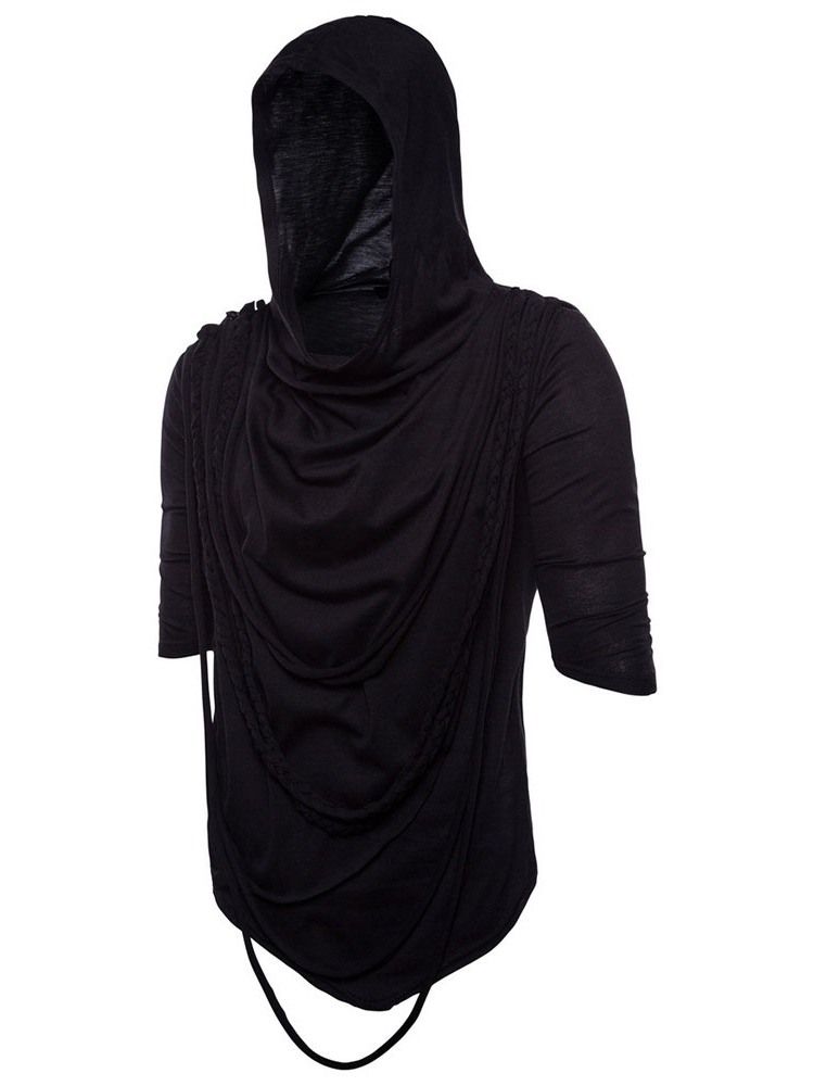 Enkel Casual Slim Halvärmad T-Shirt För Män