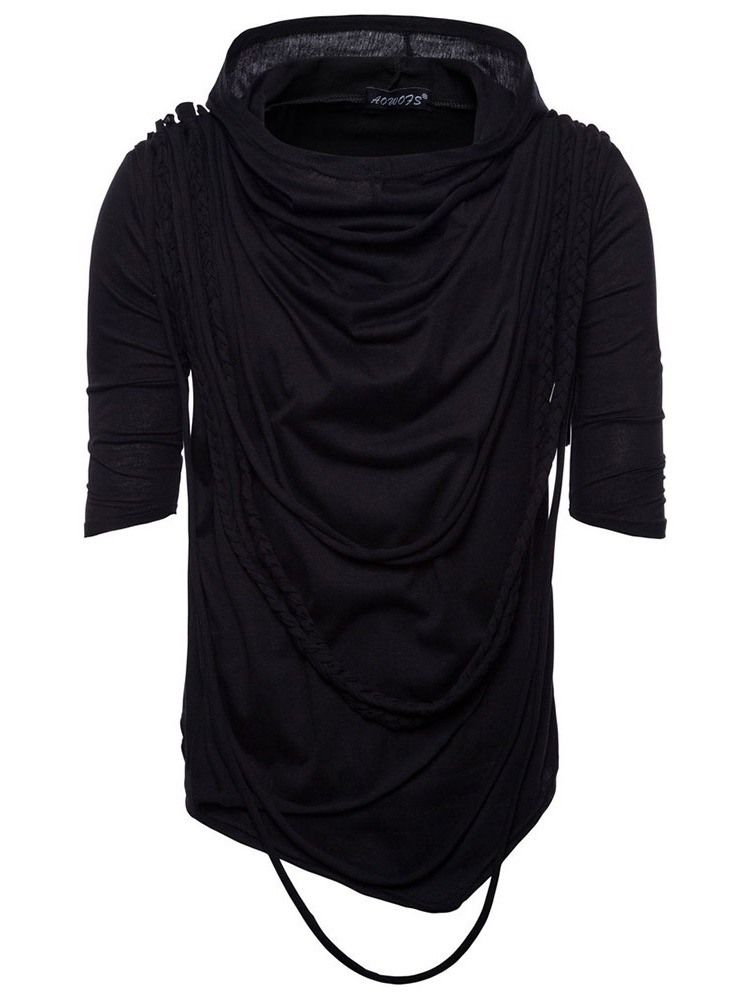Enkel Casual Slim Halvärmad T-Shirt För Män
