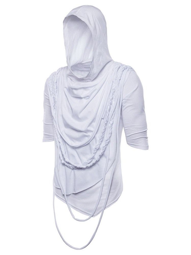 Enkel Casual Slim Halvärmad T-Shirt För Män