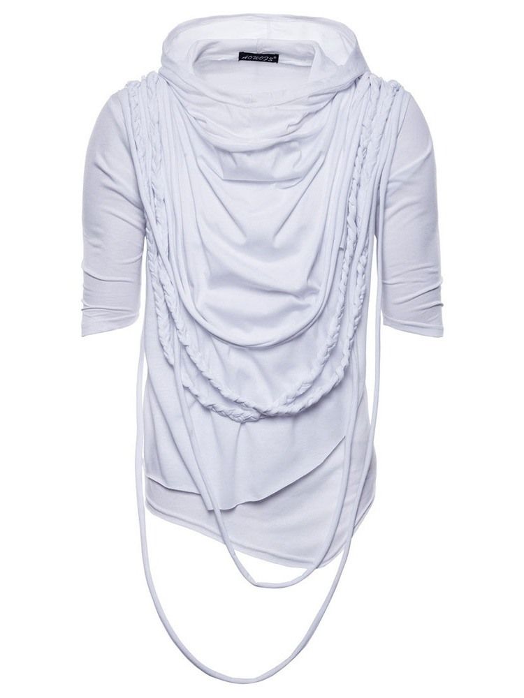 Enkel Casual Slim Halvärmad T-Shirt För Män