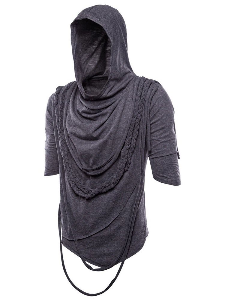 Enkel Casual Slim Halvärmad T-Shirt För Män