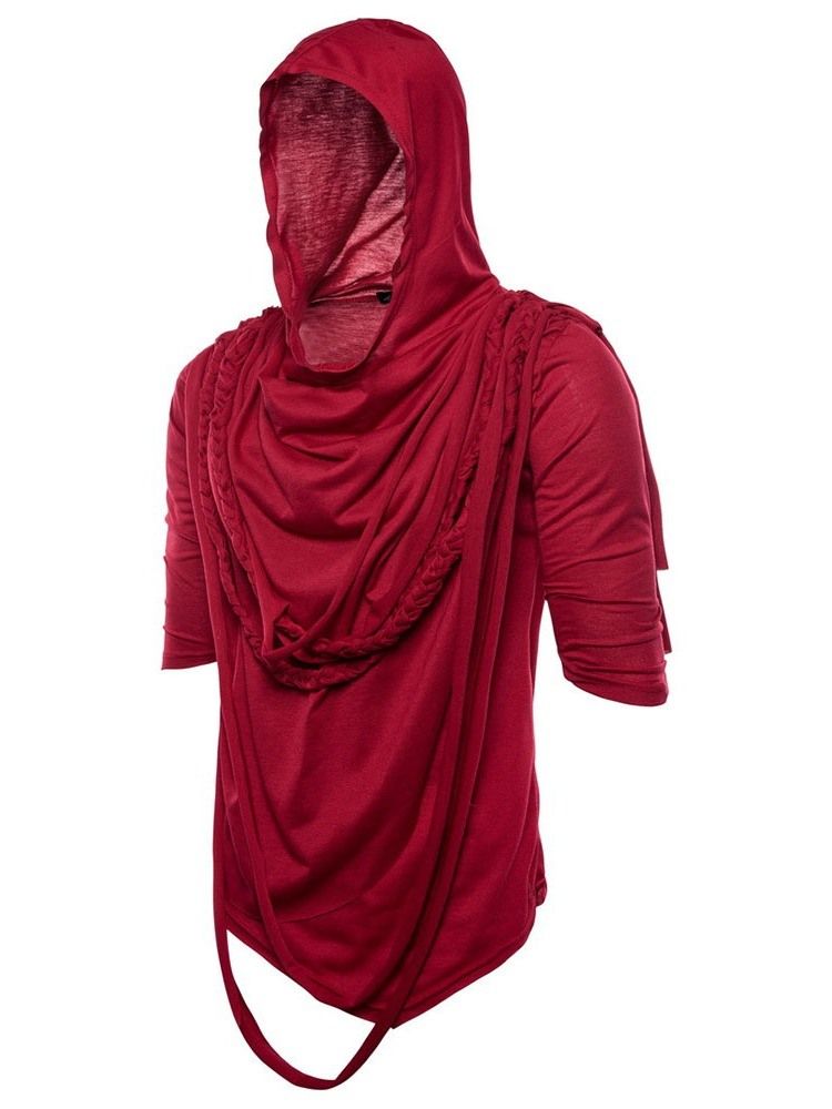 Enkel Casual Slim Halvärmad T-Shirt För Män
