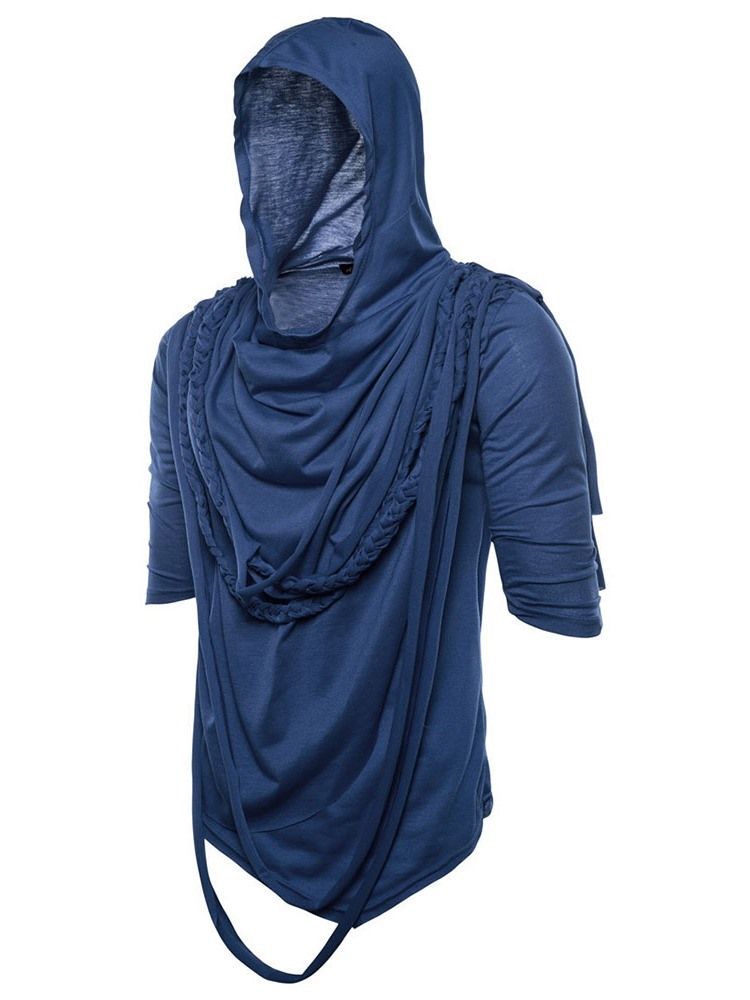 Enkel Casual Slim Halvärmad T-Shirt För Män