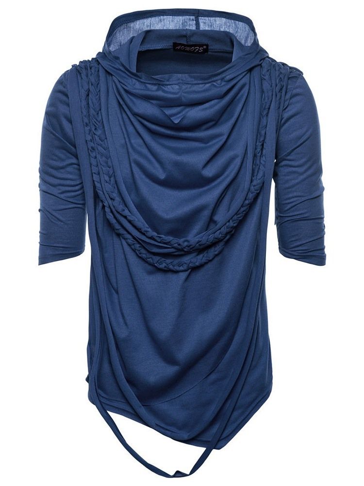 Enkel Casual Slim Halvärmad T-Shirt För Män