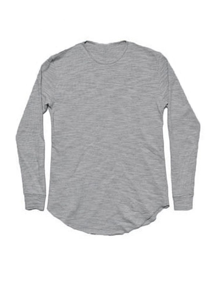 Enkel T-Shirt För Män Med Rund Hals