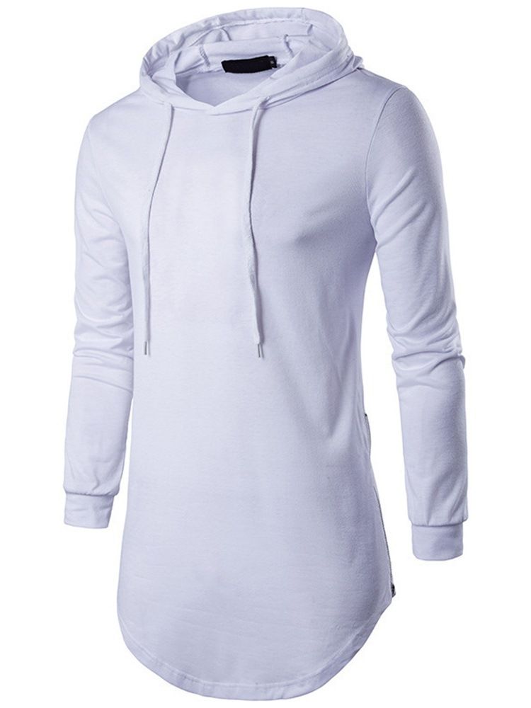 Smal T-Shirt Med Luva Slät Tröja