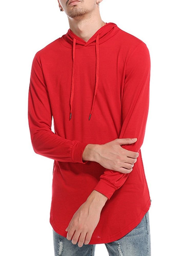 Smal T-Shirt Med Luva Slät Tröja