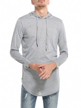 Smal T-Shirt Med Luva Slät Tröja