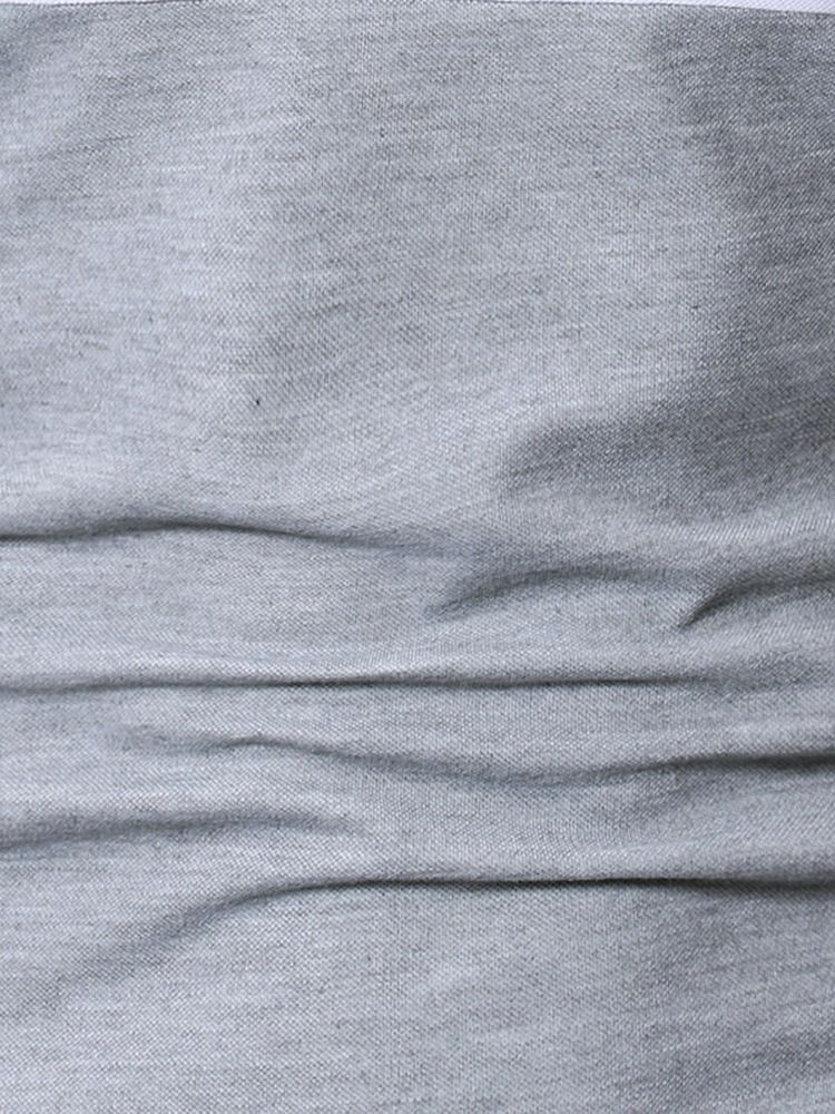 V-Ringad Färgblock Casual Kortärmad Smal T-Shirt För Män