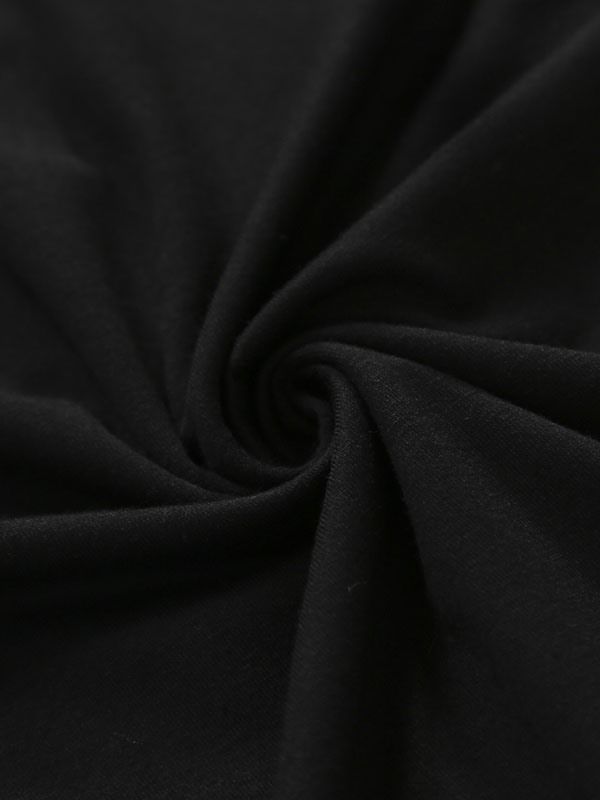 V-Ringad Patchwork Kortärmad T-Shirt För Män