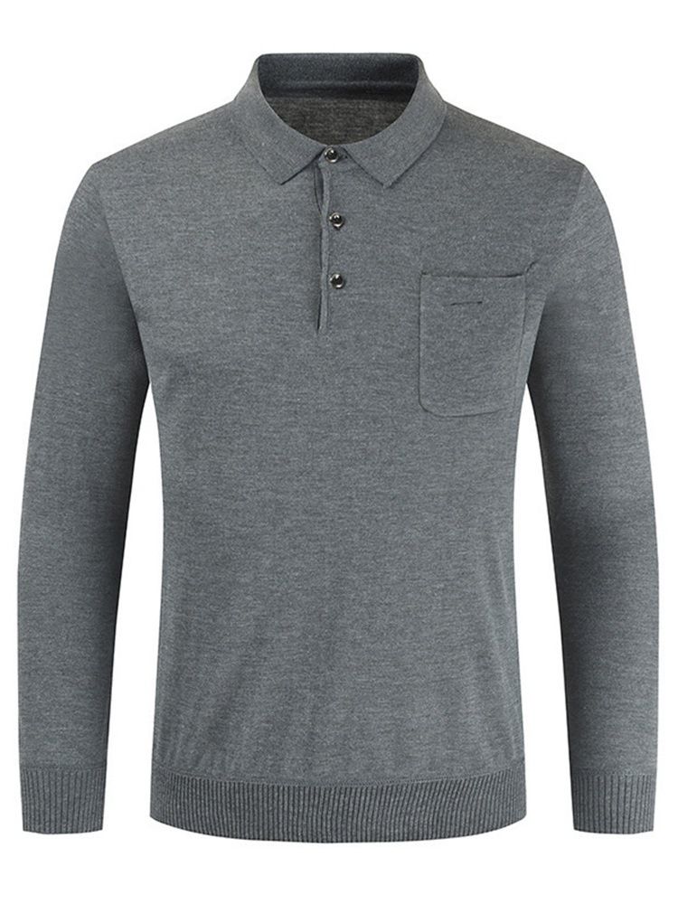 Vanlig Ol Pocket Slim Pullover T-Shirt