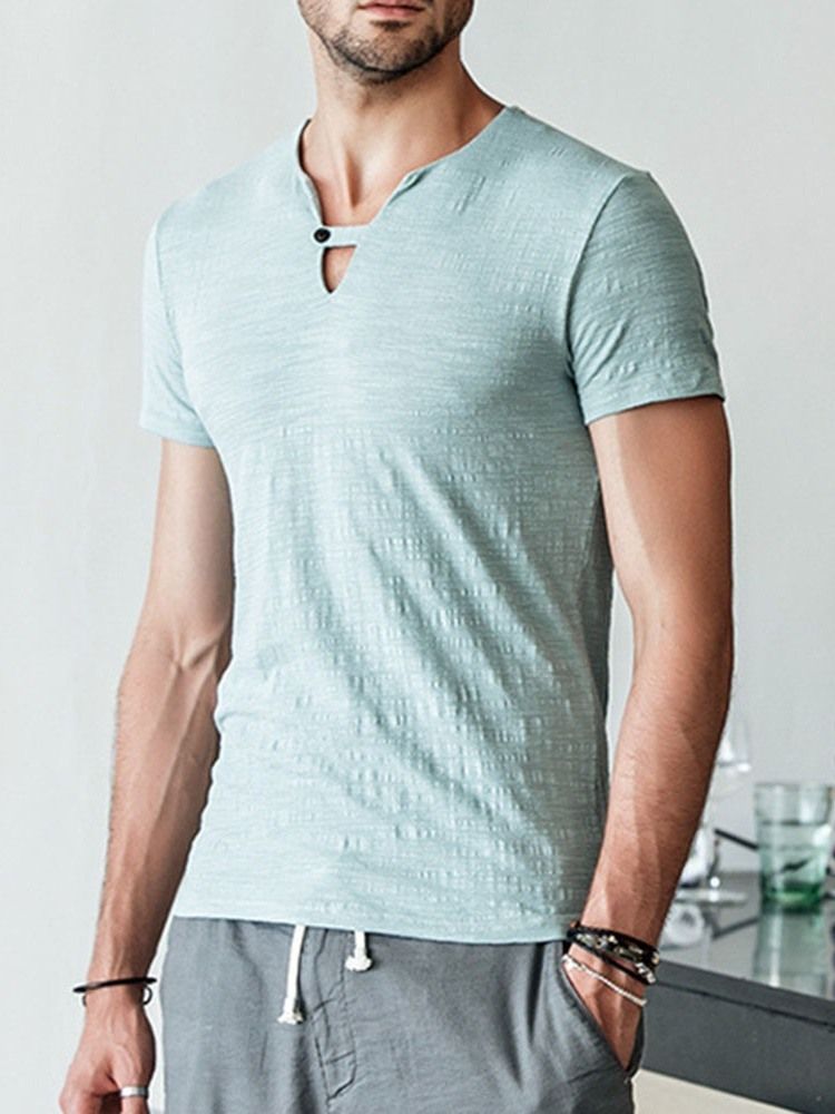 Vanlig Pullover Slim T-Shirt