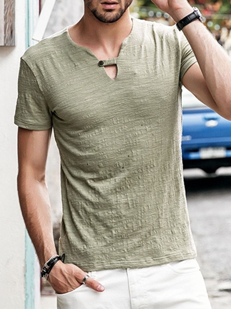 Vanlig Pullover Slim T-Shirt