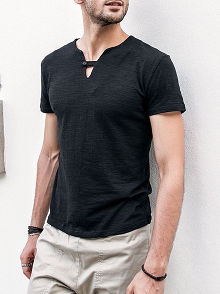 Vanlig Pullover Slim T-Shirt