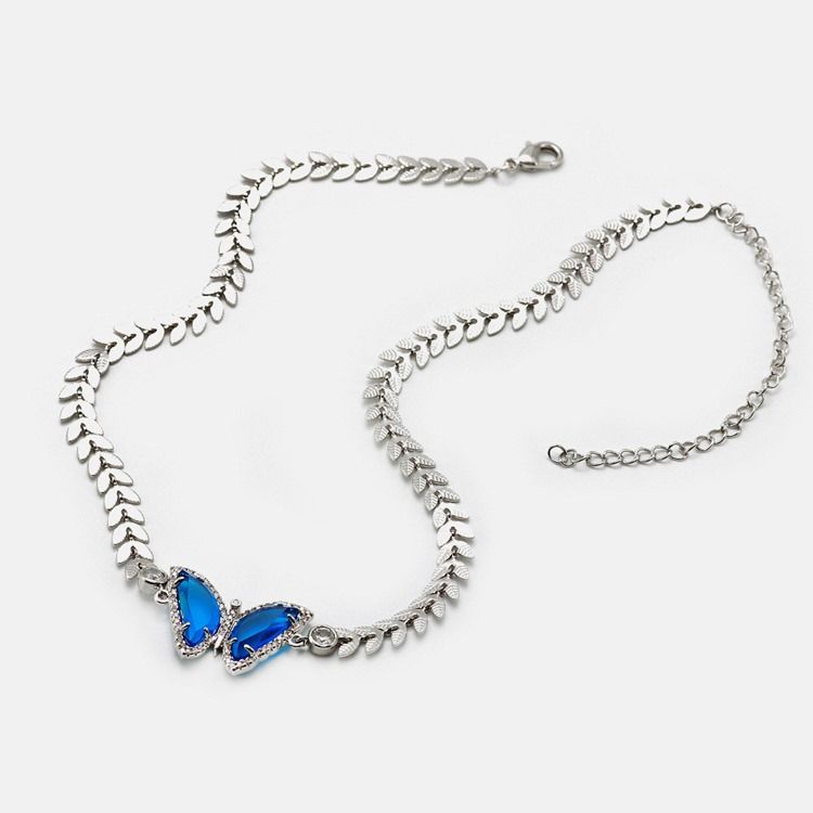 Bowknot E-Plating Kvinnliga Halsband