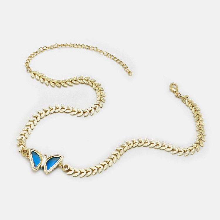 Bowknot E-Plating Kvinnliga Halsband