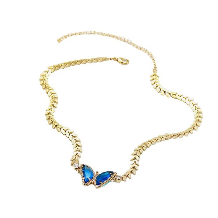 Bowknot E-Plating Kvinnliga Halsband