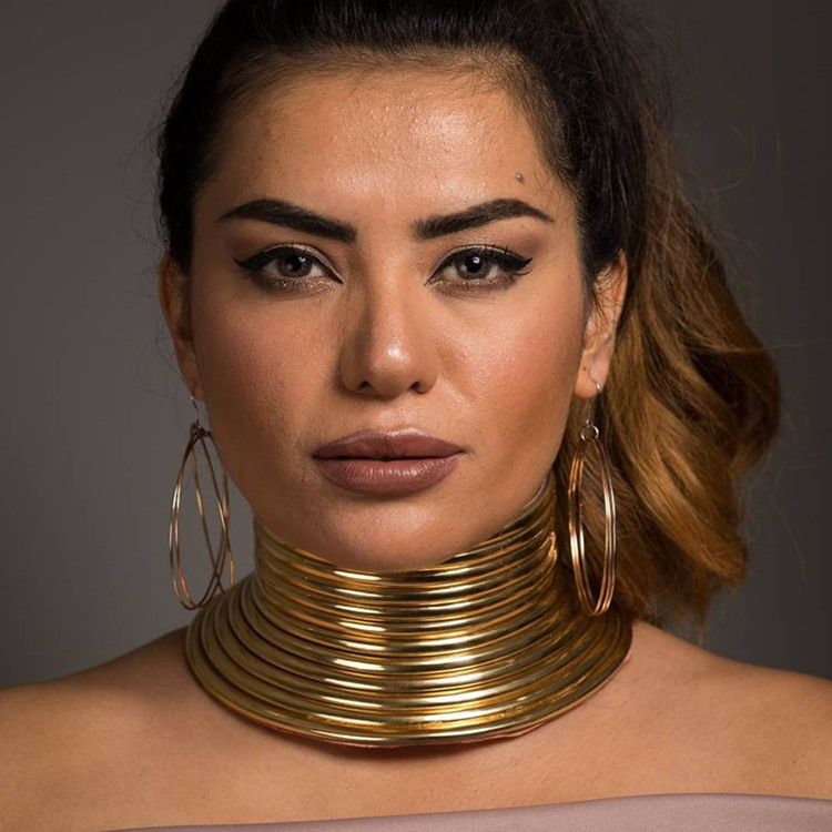 Choker Gyllene Halsband