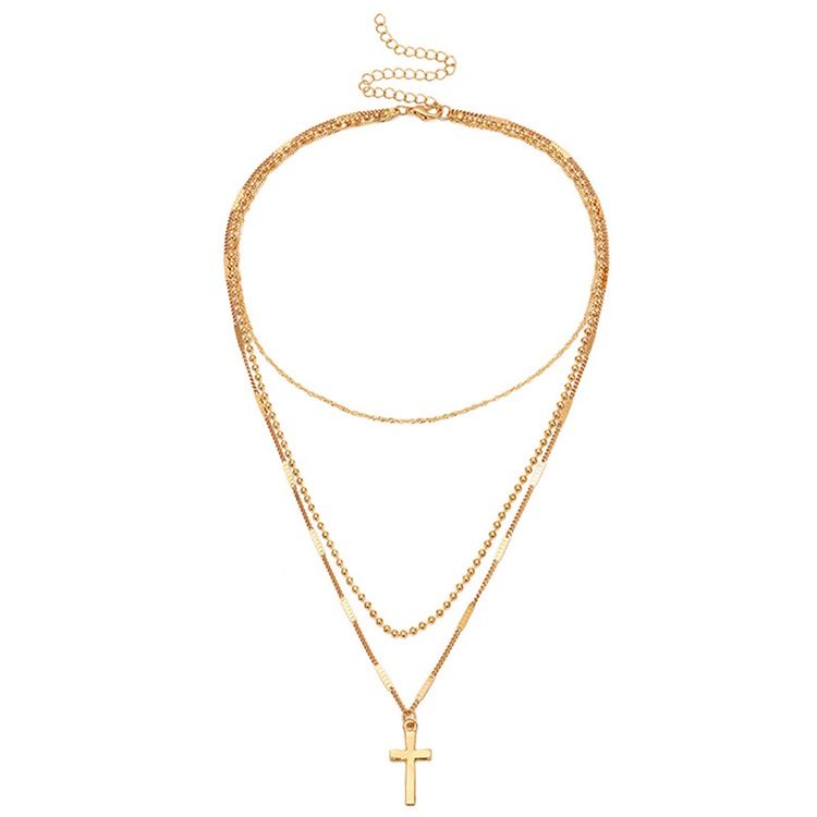 Cross Charm Halsband