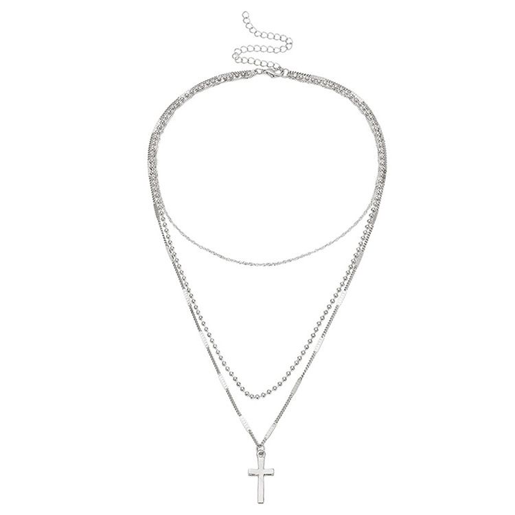 Cross Charm Halsband