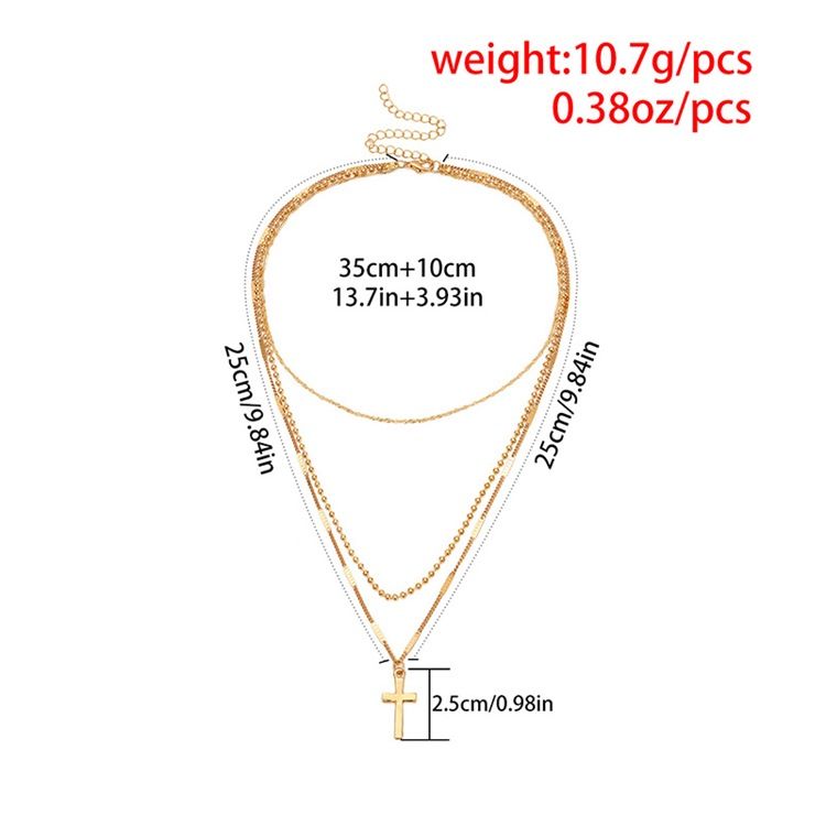 Cross Charm Halsband