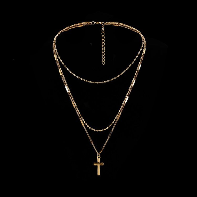 Cross Charm Halsband