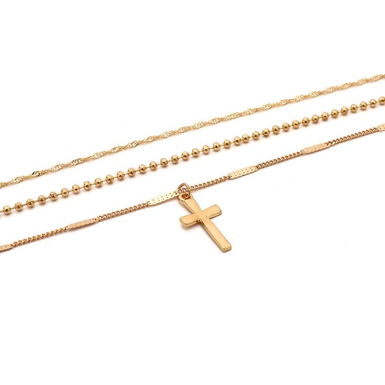 Cross Charm Halsband