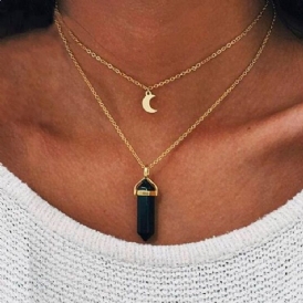 Dubbellager Moon&Bullet Damhalsband