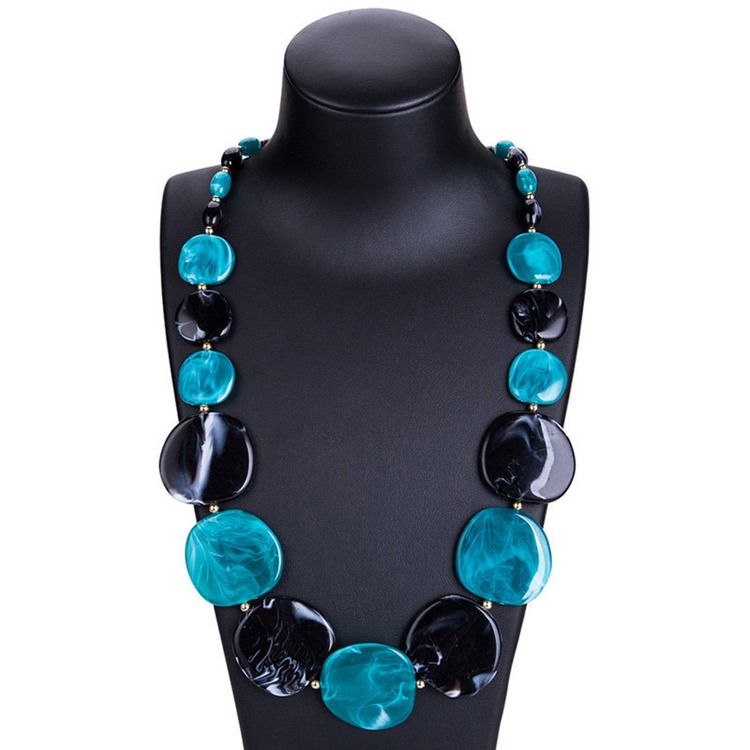 E-Plätering Akryl Holiday Halsband