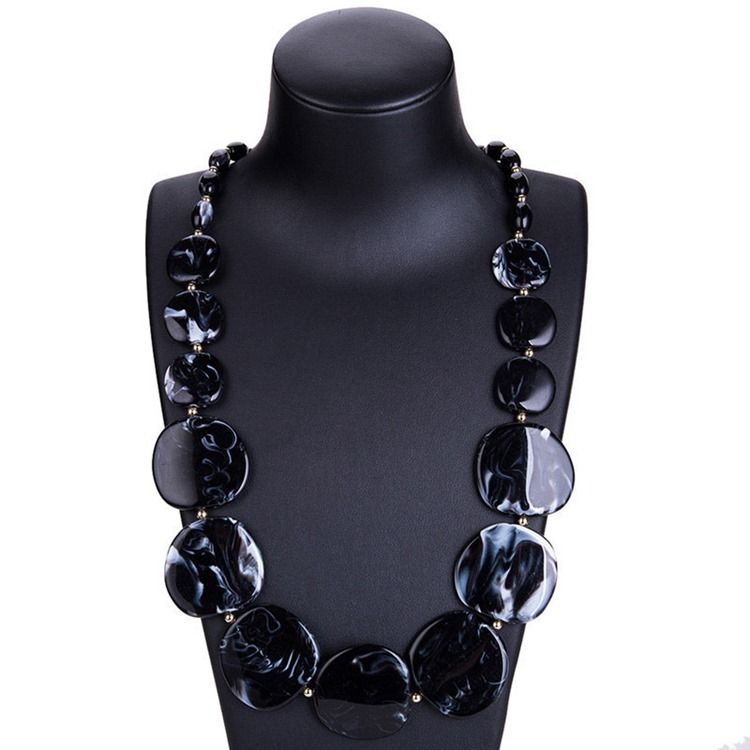 E-Plätering Akryl Holiday Halsband