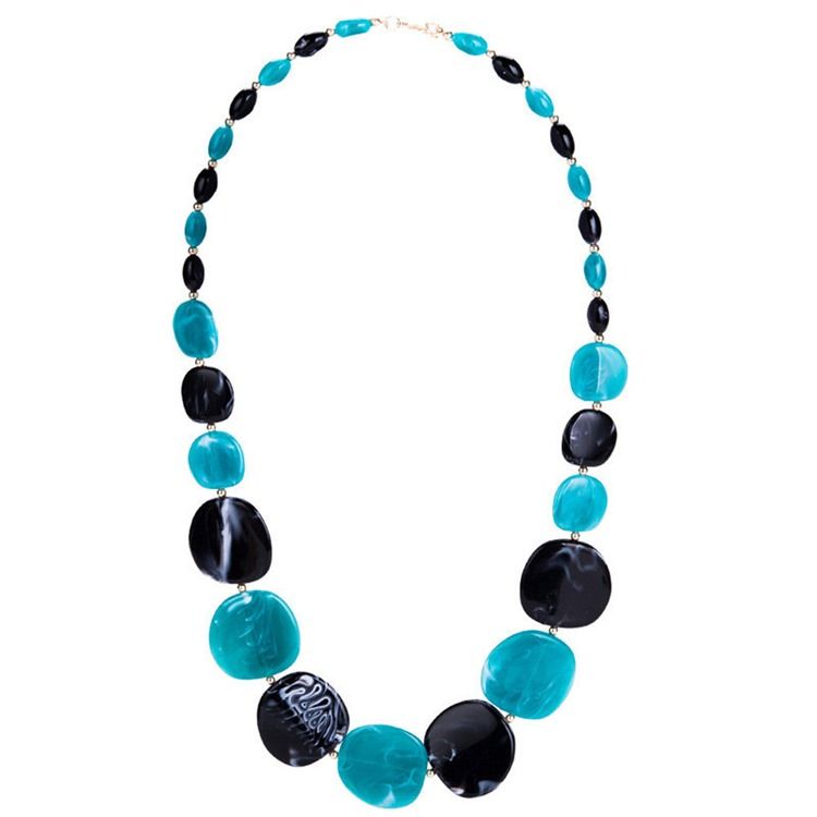 E-Plätering Akryl Holiday Halsband