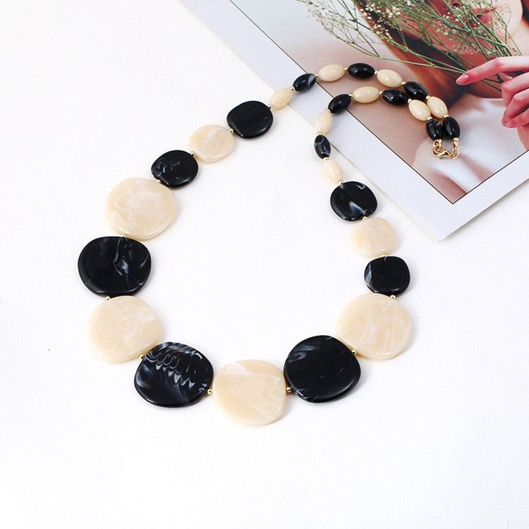 E-Plätering Akryl Holiday Halsband