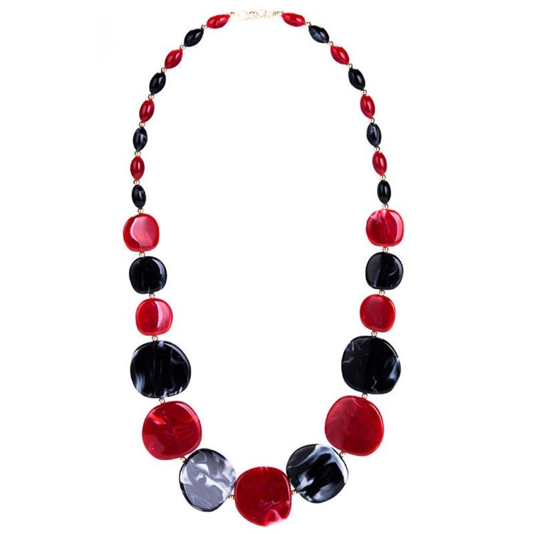 E-Plätering Akryl Holiday Halsband