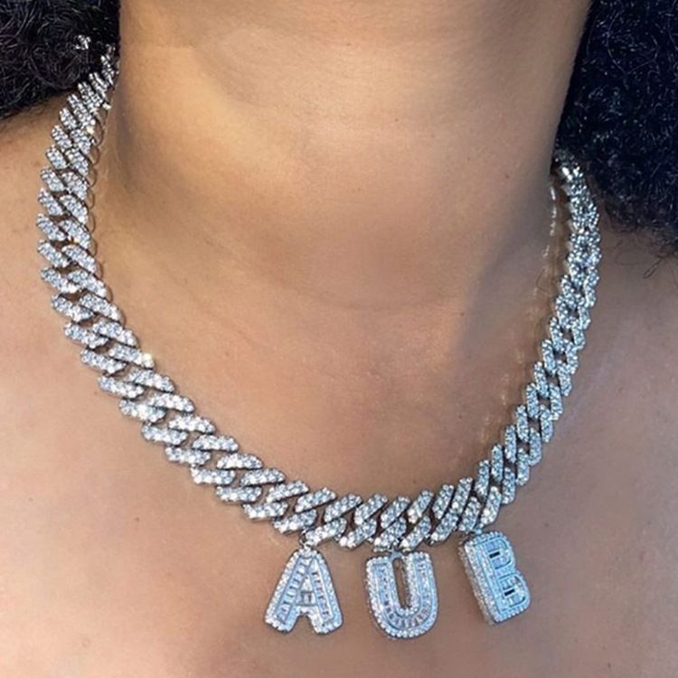 E-Plätering Brev Kvinnliga Halsband