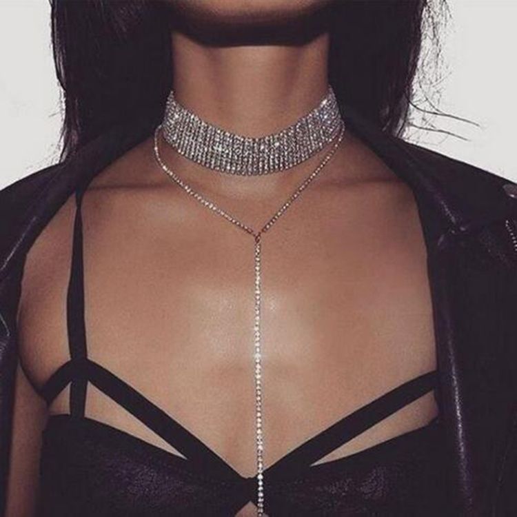 European Plain Female Party Halsband