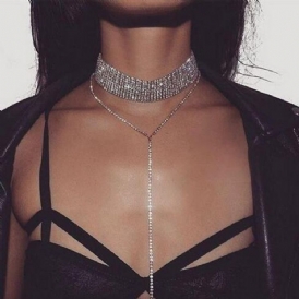 European Plain Female Party Halsband