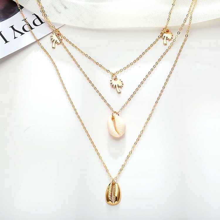 Hänge Conch Vintage Kvinnligt Halsband