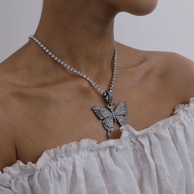 Hänge Halsband Diamante Kvinnliga Halsband