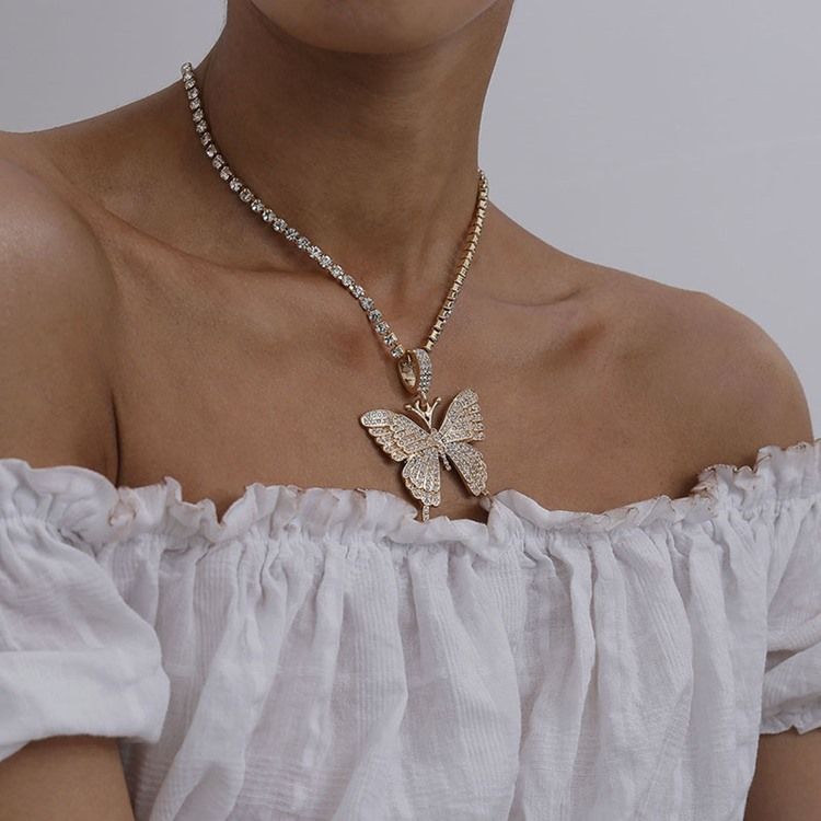 Hänge Halsband Diamante Kvinnliga Halsband