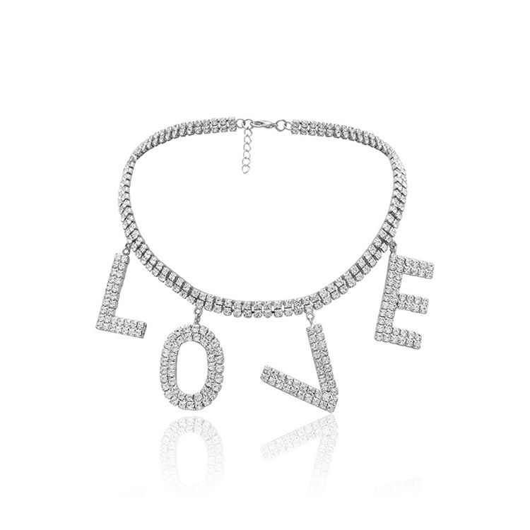Hängsmycke Diamante Party Kvinnliga Halsband