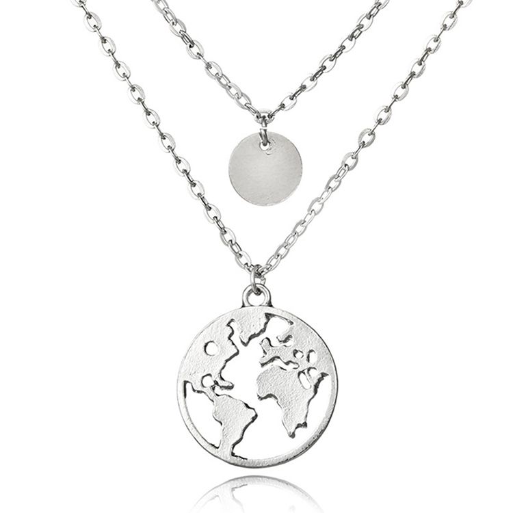 Karta Dubbelkedja Charm Halsband