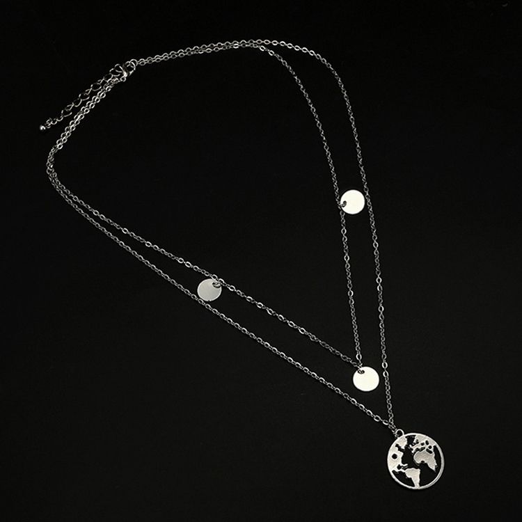 Karta Dubbelkedja Charm Halsband