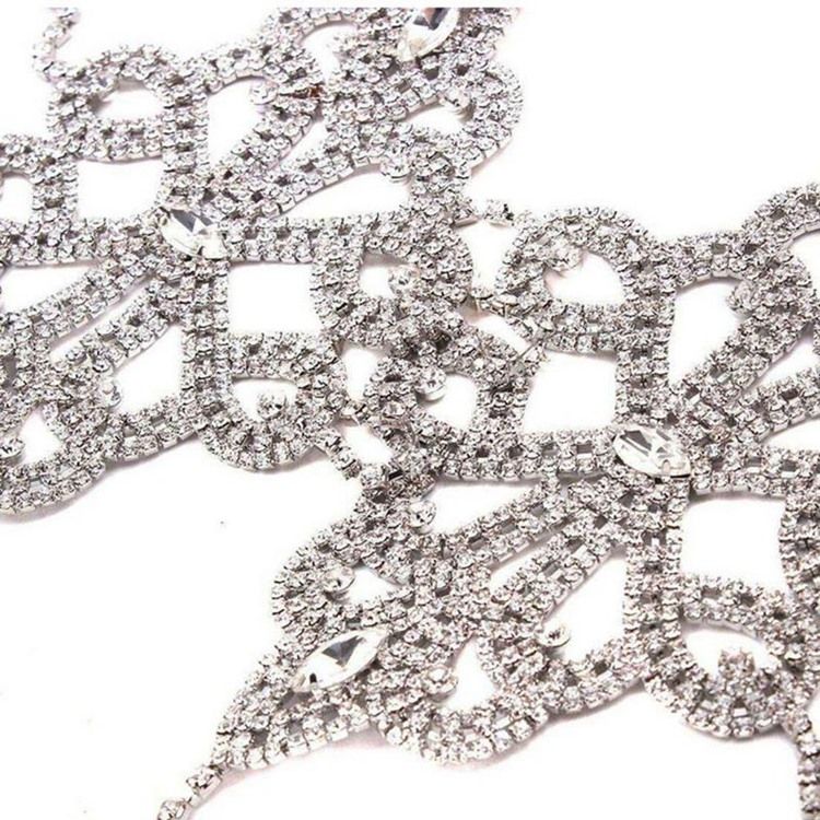 Rhinestone Body Chain Halsband