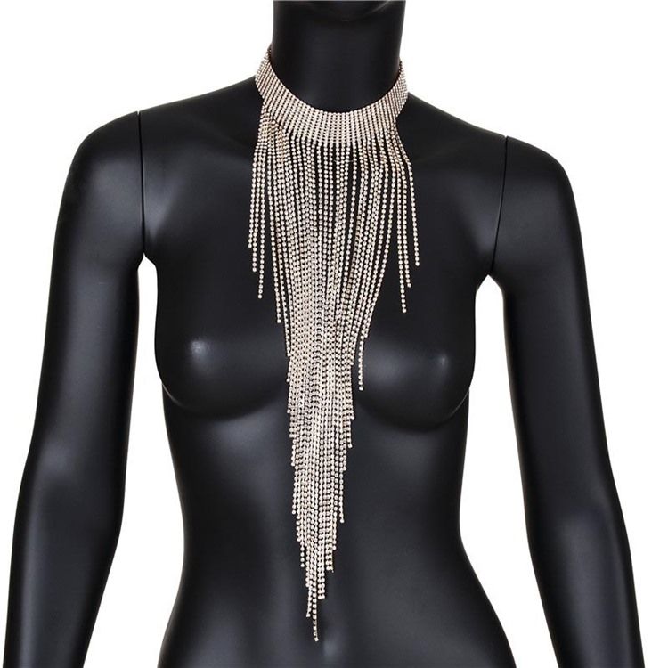 Rhinestone Choker Halsband
