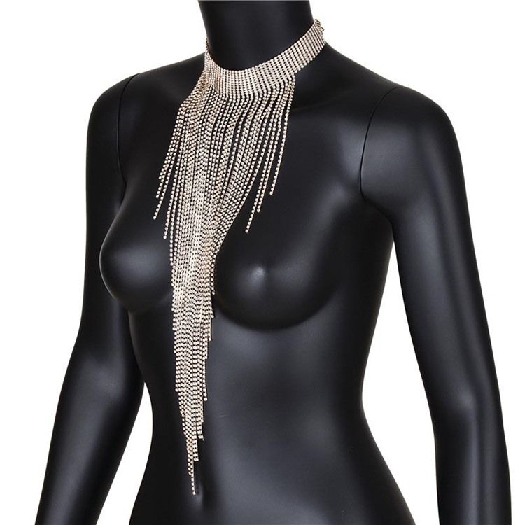 Rhinestone Choker Halsband