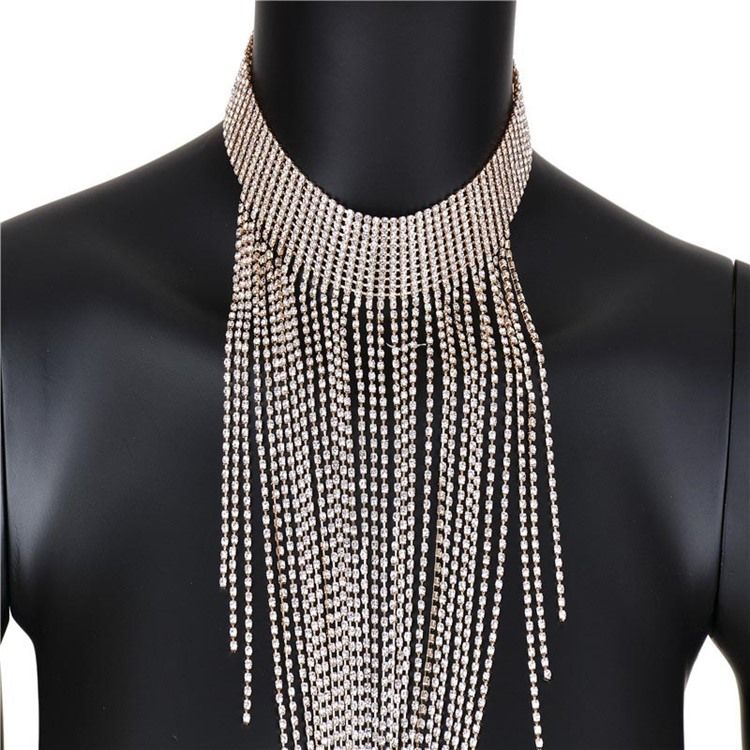 Rhinestone Choker Halsband