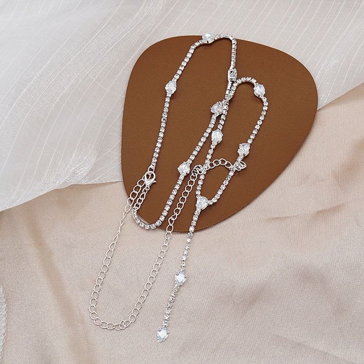 Water Drop E-Plating Kvinnliga Halsband
