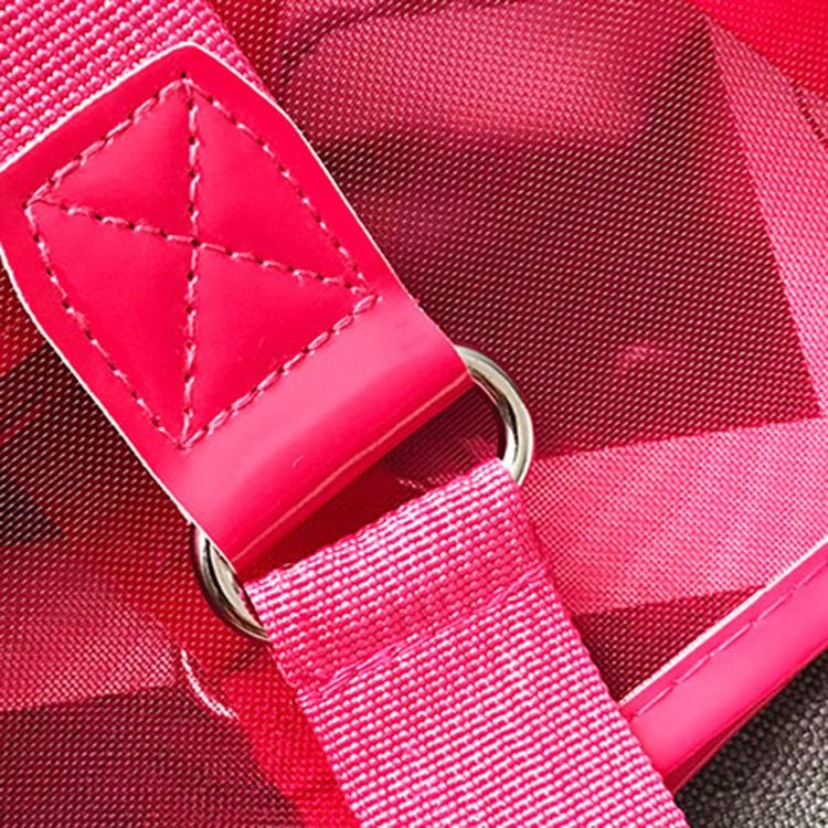 Bokstav Abs Plast Applique Fyrkantiga Tygpåsar