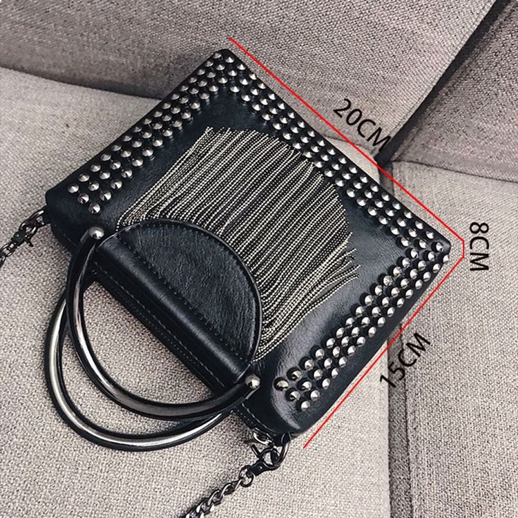 Nit Pu Vanliga Rektangulära Crossbody-Väskor
