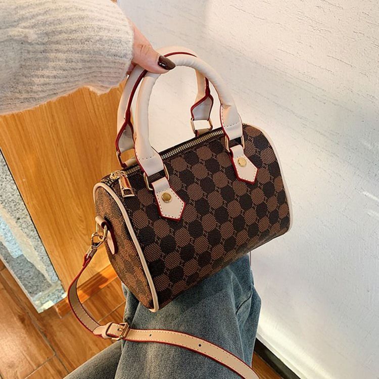 Polka Dots Print Pu Kuddar Tygpåsar
